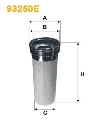 WIX FILTERS Toisioilmasuodatin 93250E